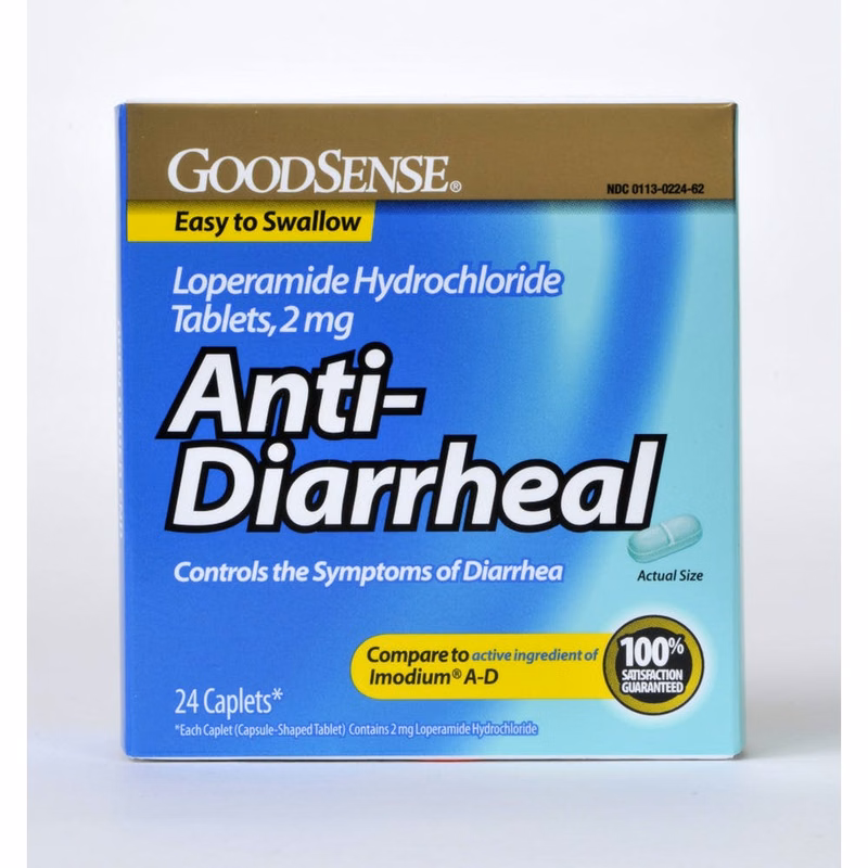 Anti-Diarrheal Caplets - 2 mg 24/Box