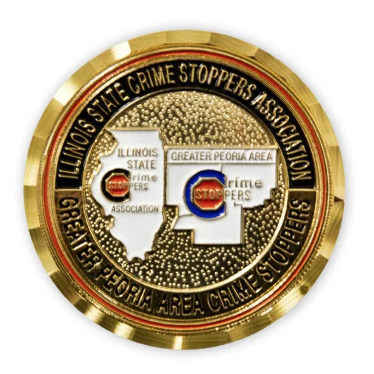Custom Power Stamped® Double Sided Coin 1