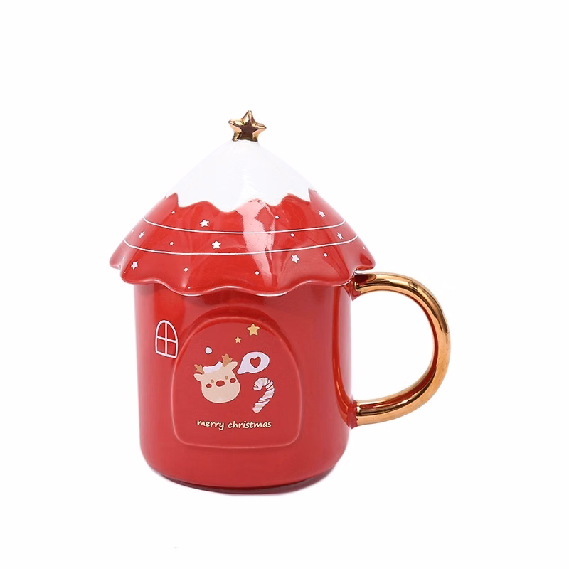 Christmas Tree Shaped Coffee Ceramic Mug