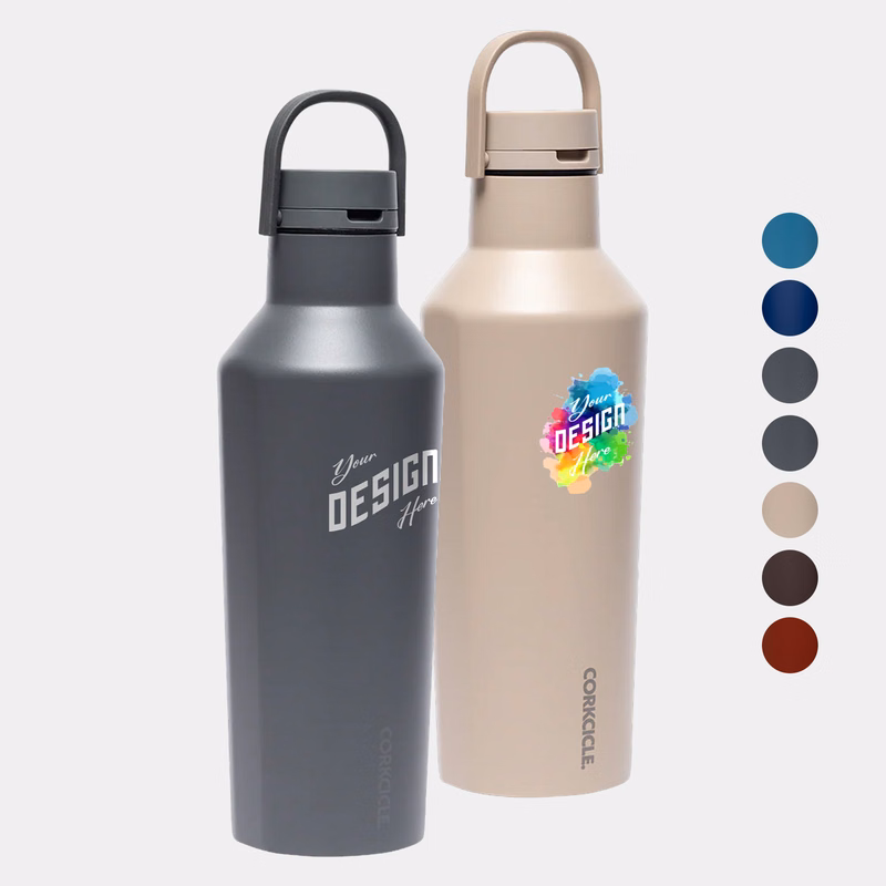 32 oz Corkcicle® Stainless Steel Triple Insulated Wide Mouth Sport Canteen