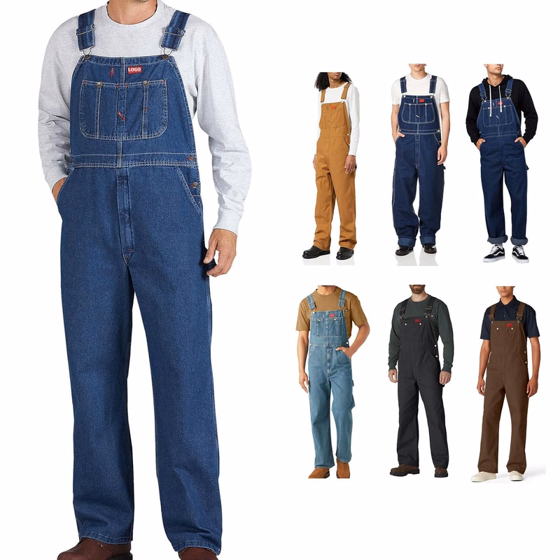 Men's Denim Overalls