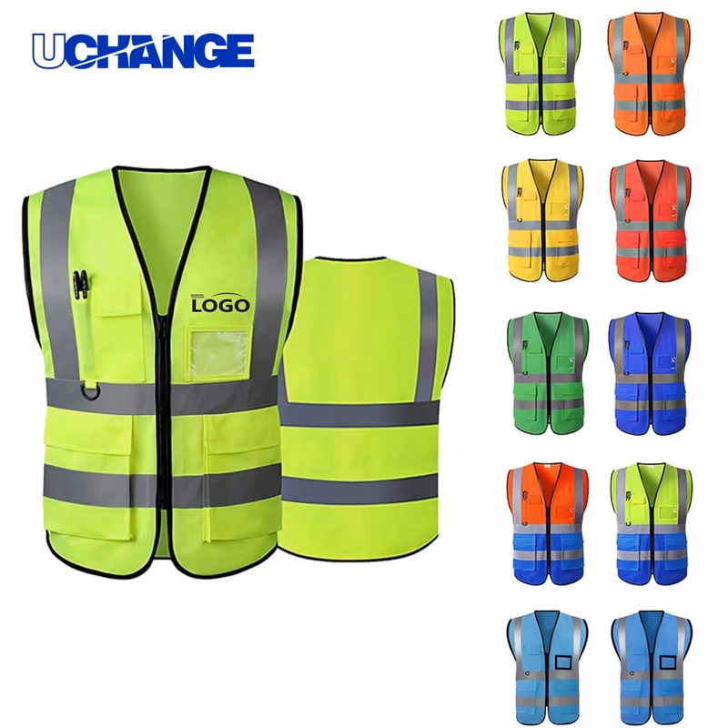 High-Visibility Reflective Safety Vest for Adults