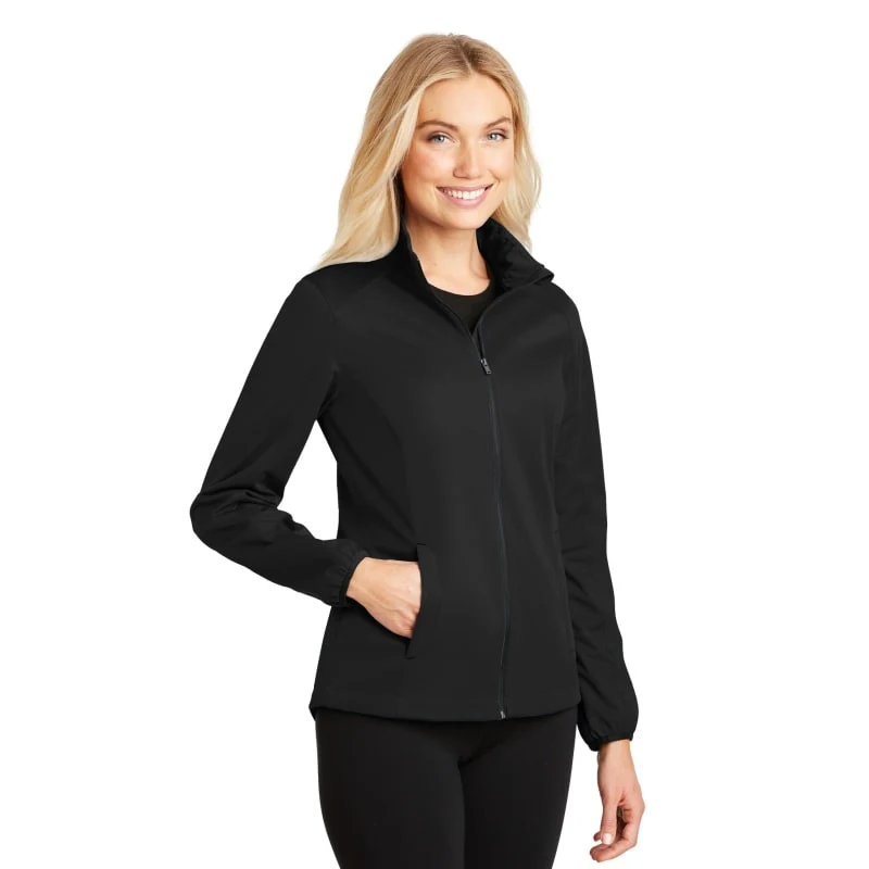 Port Authority Women's Active Soft Shell Jacket. 1