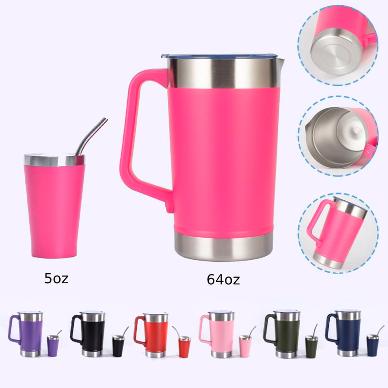 Stainless Steel Vacuum Tumbler Set