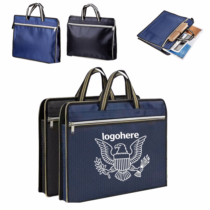 MOQ 5 pcs Waterproof Oxford Laptop Briefcase