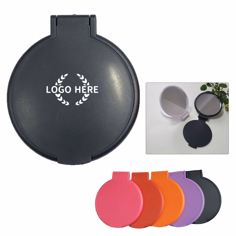Portable Round Foldable Makeup Mirror