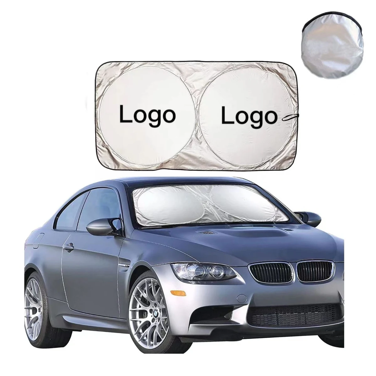 Double Circle Car Sun Shade 1