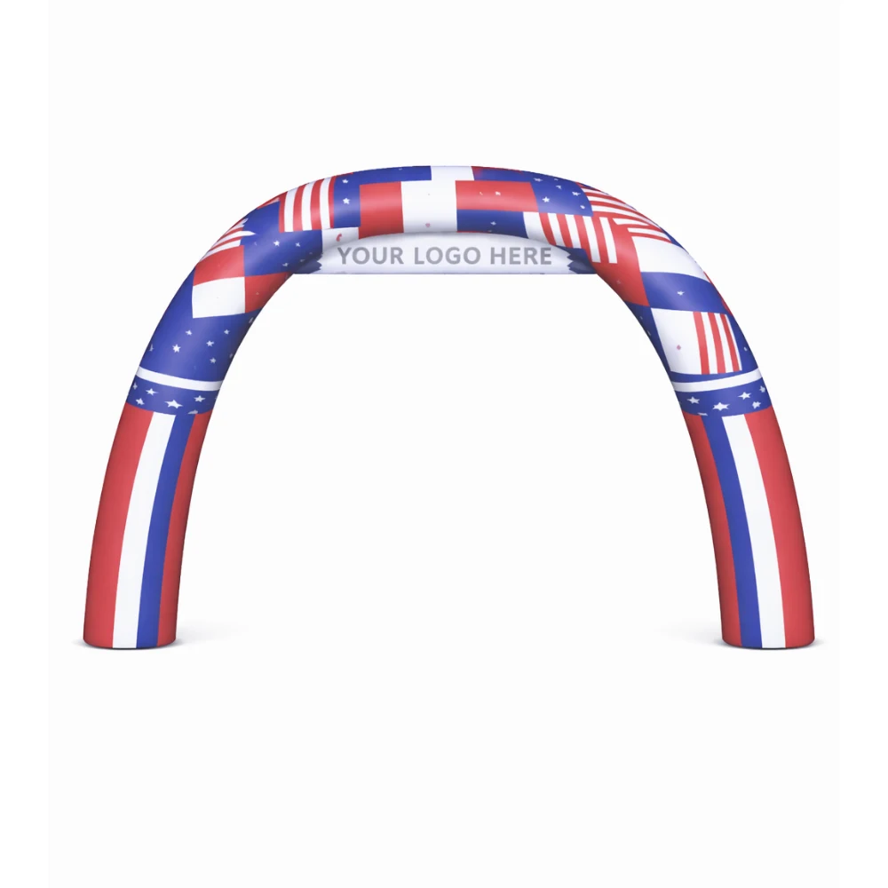 30' Cold Air Arch Round w/ Banner 1