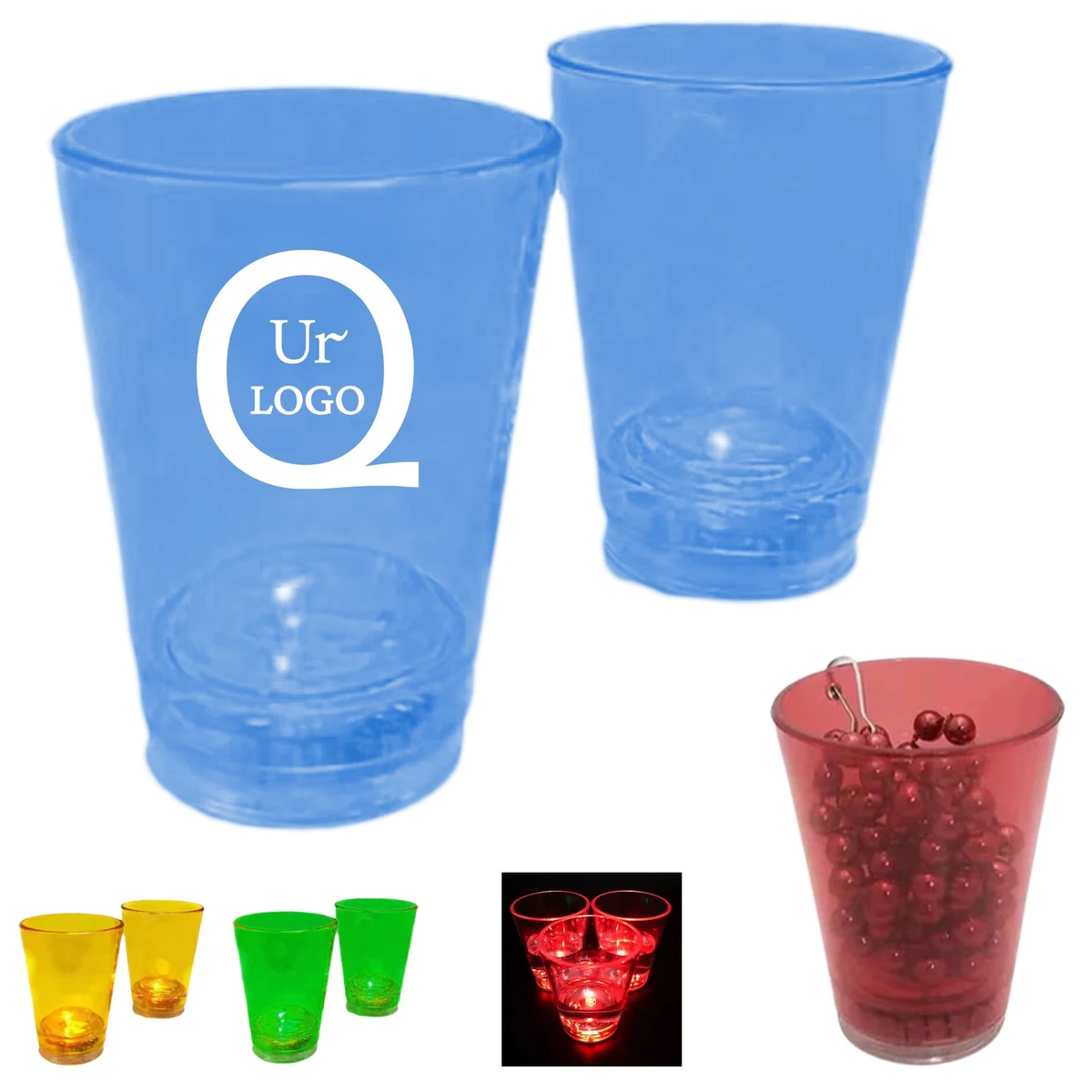2Oz Colored Liquor Luminous Cup 1