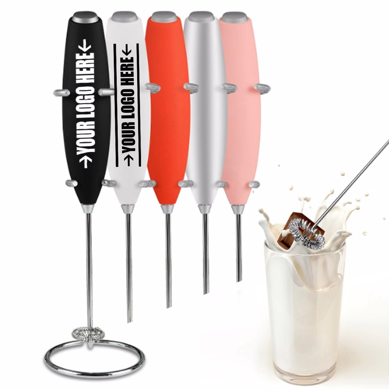 Custom Electric Powerful Milk Frother Handheld Foam Maker