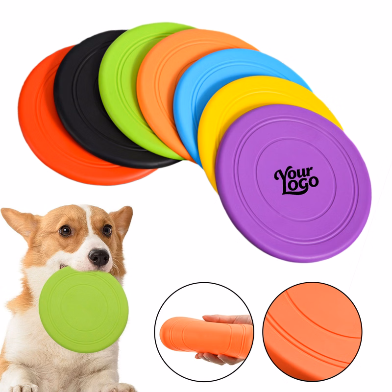 Rubber Pet Toy Dog Flying Discs