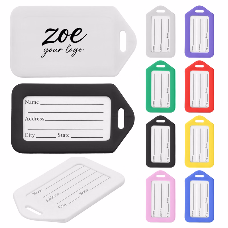 Clear Plastic Luggage Tag Holders