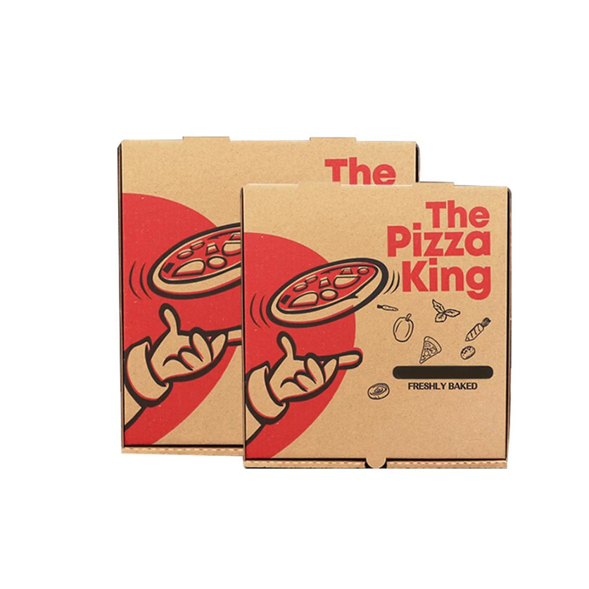 Custom Printing Pizza Box 6" 1