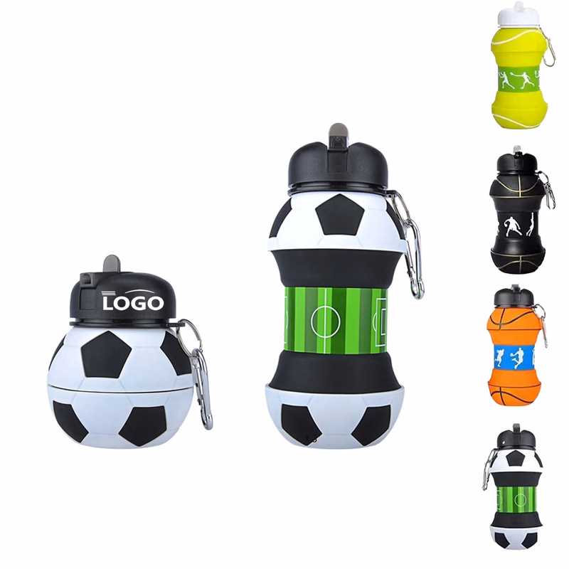 18OZ Silicone Outdoor Folding Eye-Catching Spherical Sports