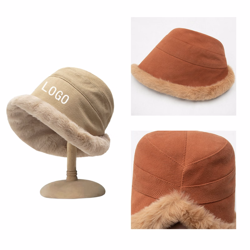 MOQ 10 PCS Versatile Thickened And Warm Fisherman Hat