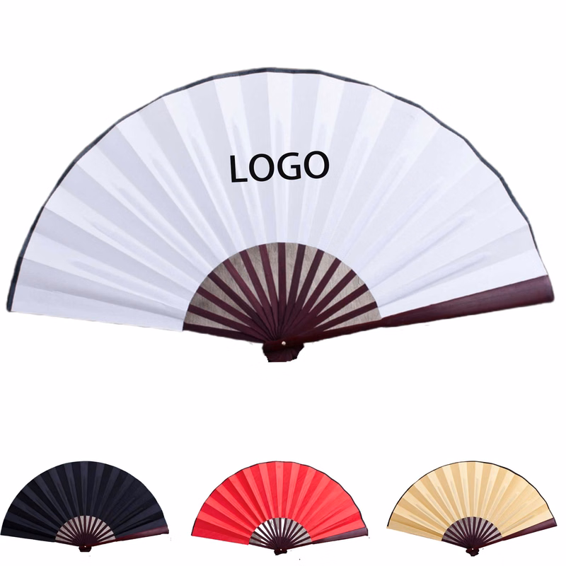 Chinese Blank Silk Folding Fan