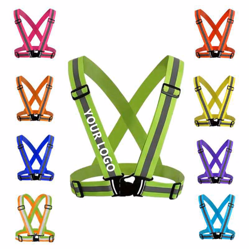 Adjustable Reflective Elastic Vest Belt