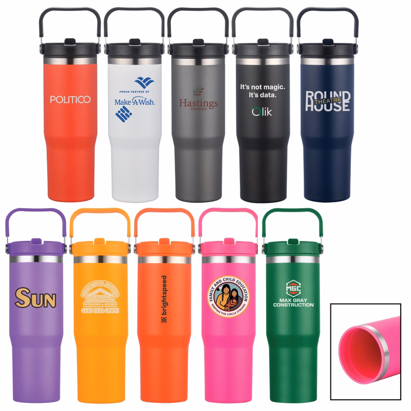 Falcon 30 oz. Double Walled Tumbler w/Handle