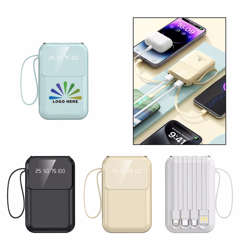10000mA Four-Wire Fast Charging Portable Battery