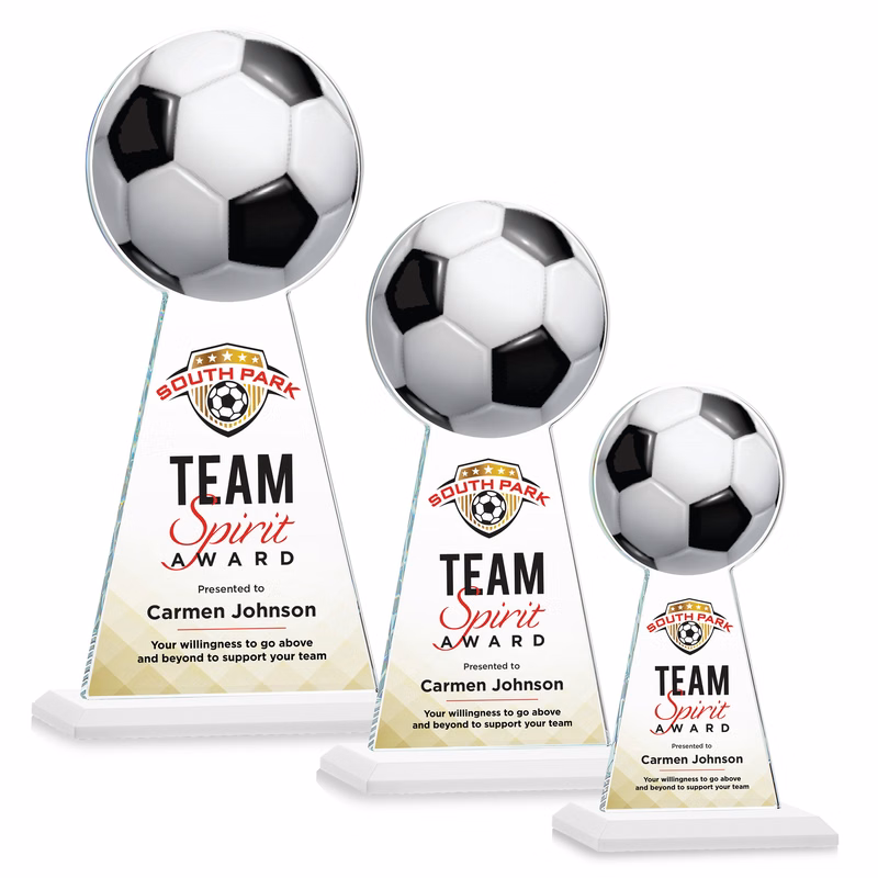 Edenwood Soccer VividPrint™ Award - White