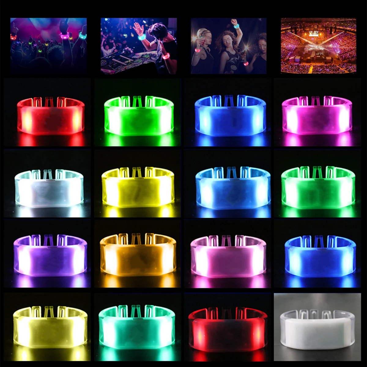 Glow Flashing Wrist Band 1