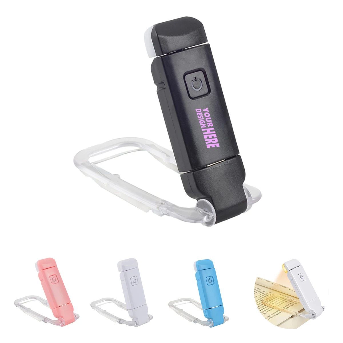 Folding Book Clip Light - Adjustable Brightness 1