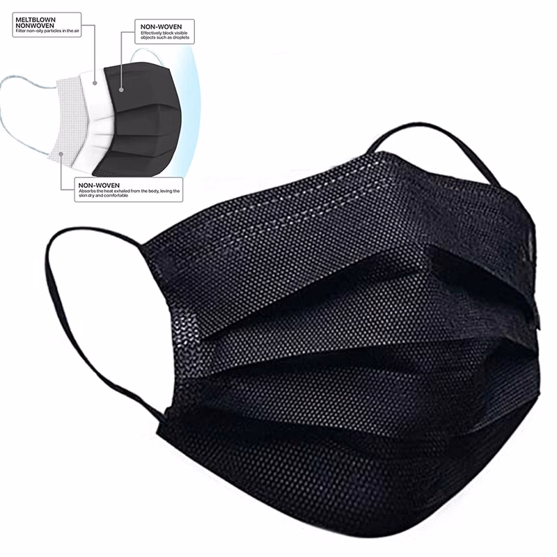 3 Ply Disposable Individually Wrapped Mask