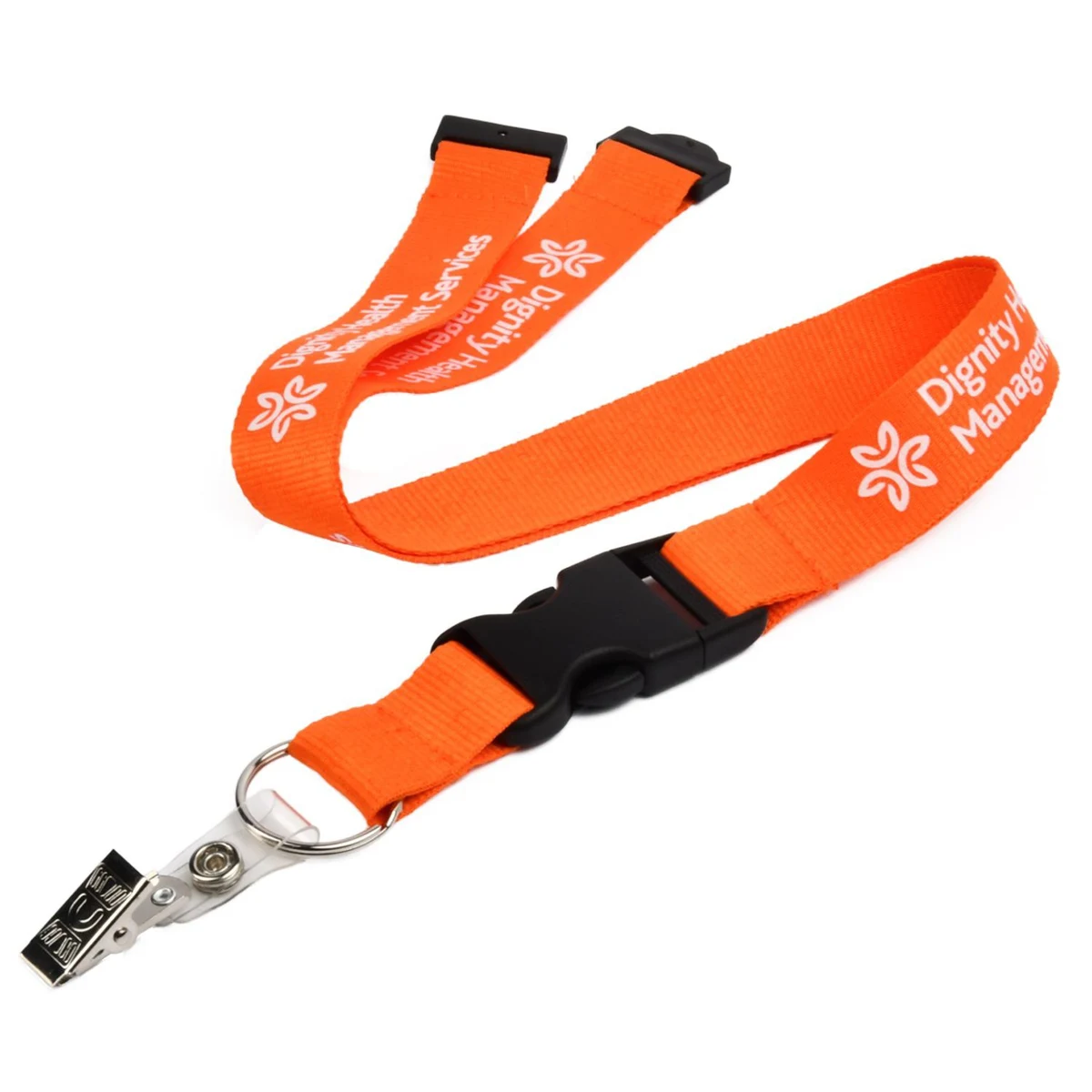 Polyester Lanyards w/ Buckle Release and Safety 1
