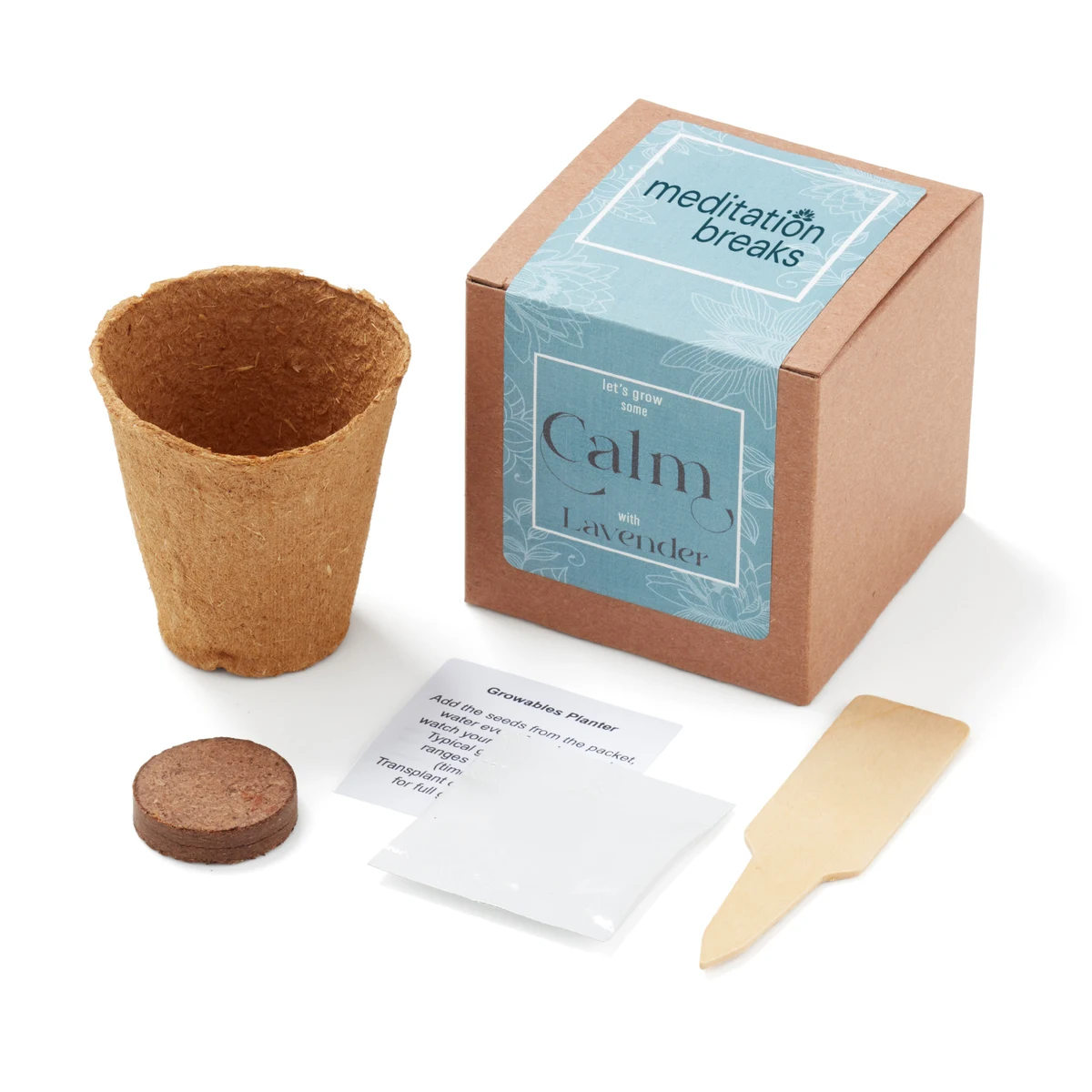 Grow Some Calm Planter in Gift Box 1