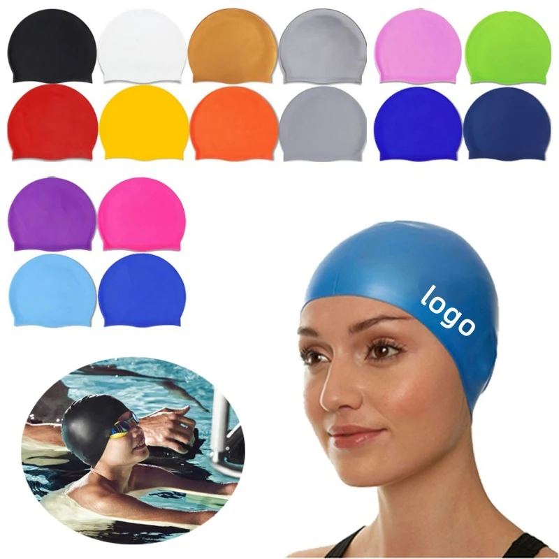 Unisex Silicone Swimming Cap 1
