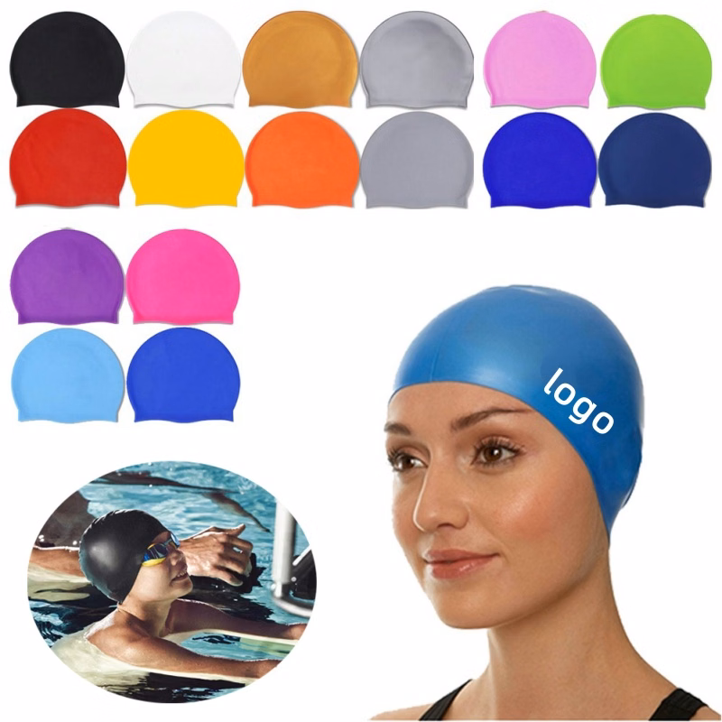 Unisex Silicone Swimming Cap