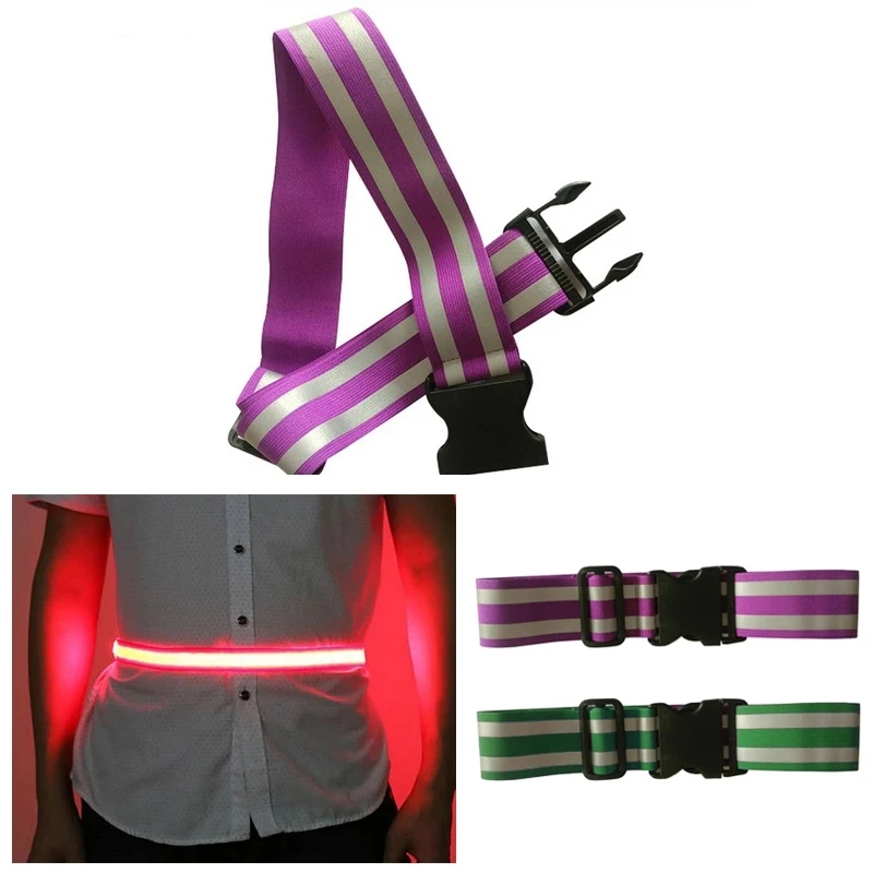 Safety Reflective Elastic Running Waist Belt 1