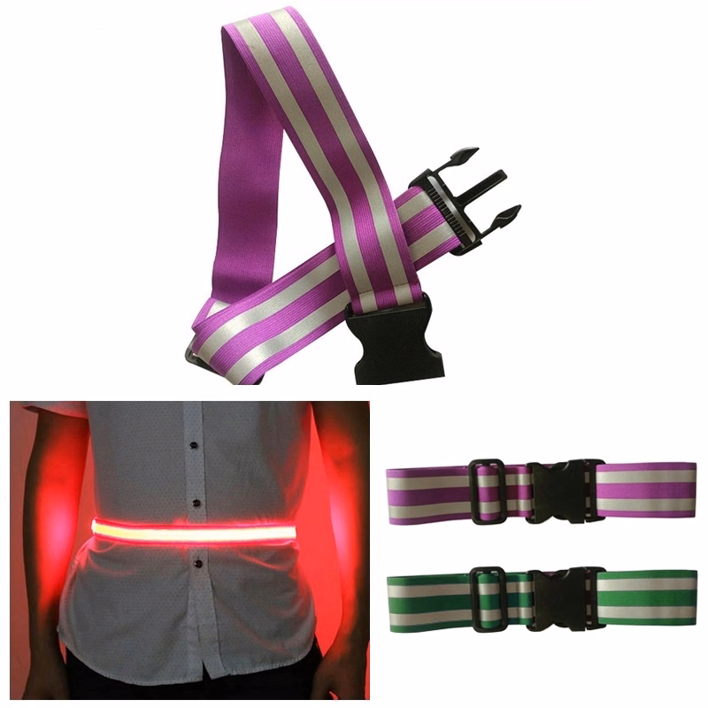 Safety Reflective Elastic Running Waist Belt