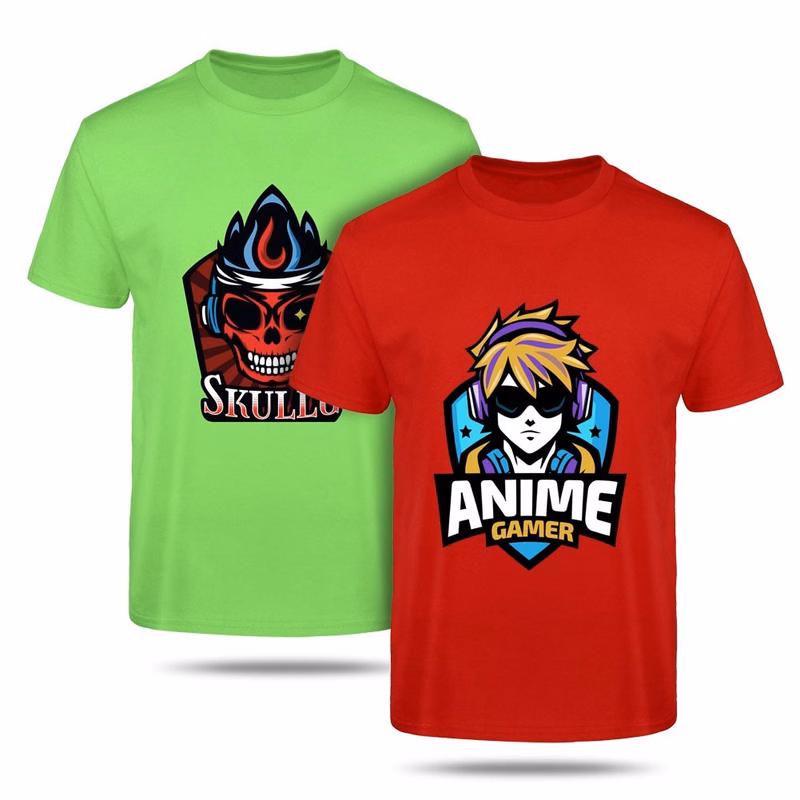 Full Color T-Shirt With DTG Print 5.3Oz 100% Cotton