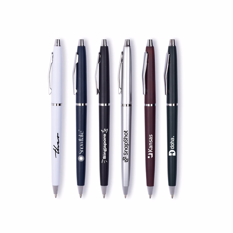 Lodger Twist Pen - Silver Accents