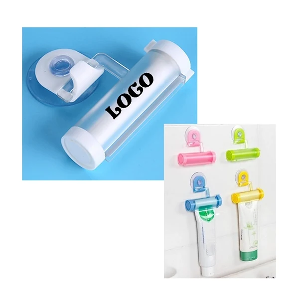 Custom Plastic Wall Mount Toothpaste Dispenser & Tube Squeezer — Wellness Giveaway 1