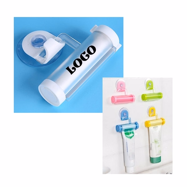 Custom Plastic Wall Mount Toothpaste Dispenser & Tube Squeezer — Wellness Giveaway