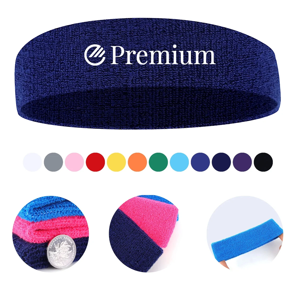 Cotton Sports Towel Headband 1
