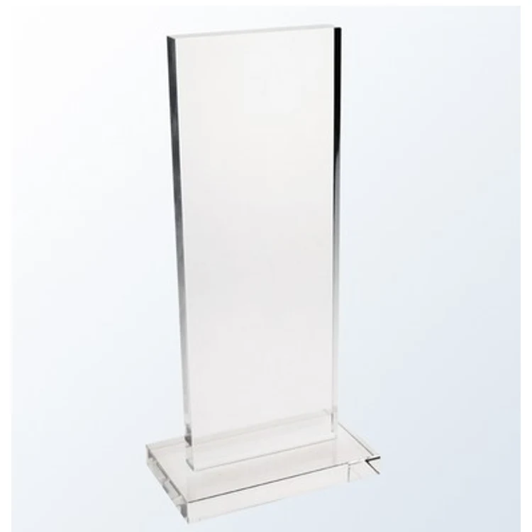 High Rise Plaque Optic Crystal Award - Small 1