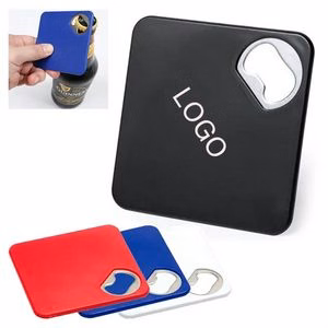 Square Coaster Bottle Opener
