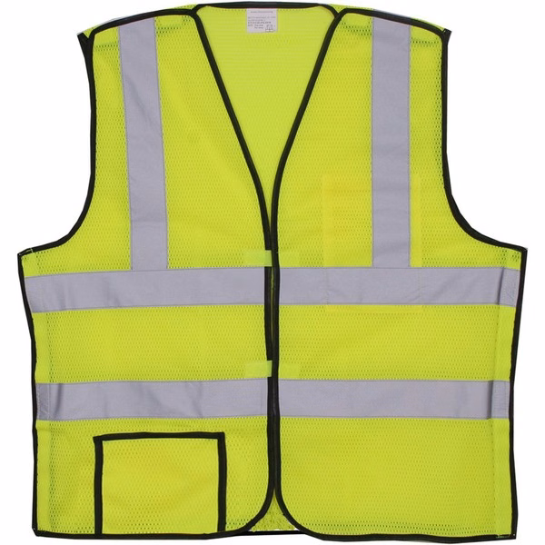 Polyester Yellow Mesh Safety Vest SV400