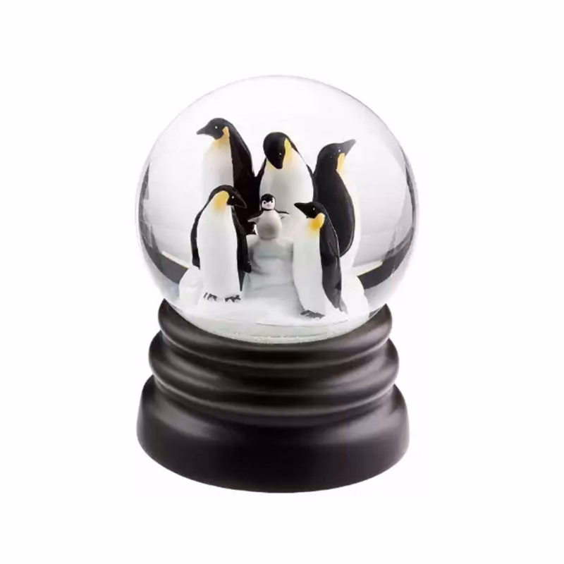 Custom Musical Penguins Snow Globe