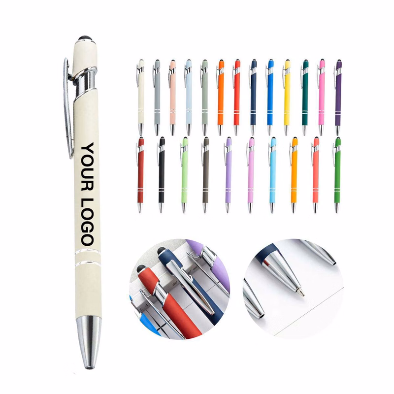Metal Retractable Stylus Pen for Writing and Screens