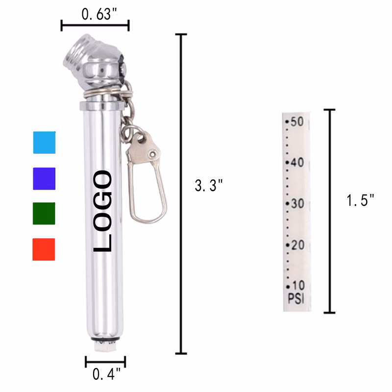 Mini Tire Gauge Keychain