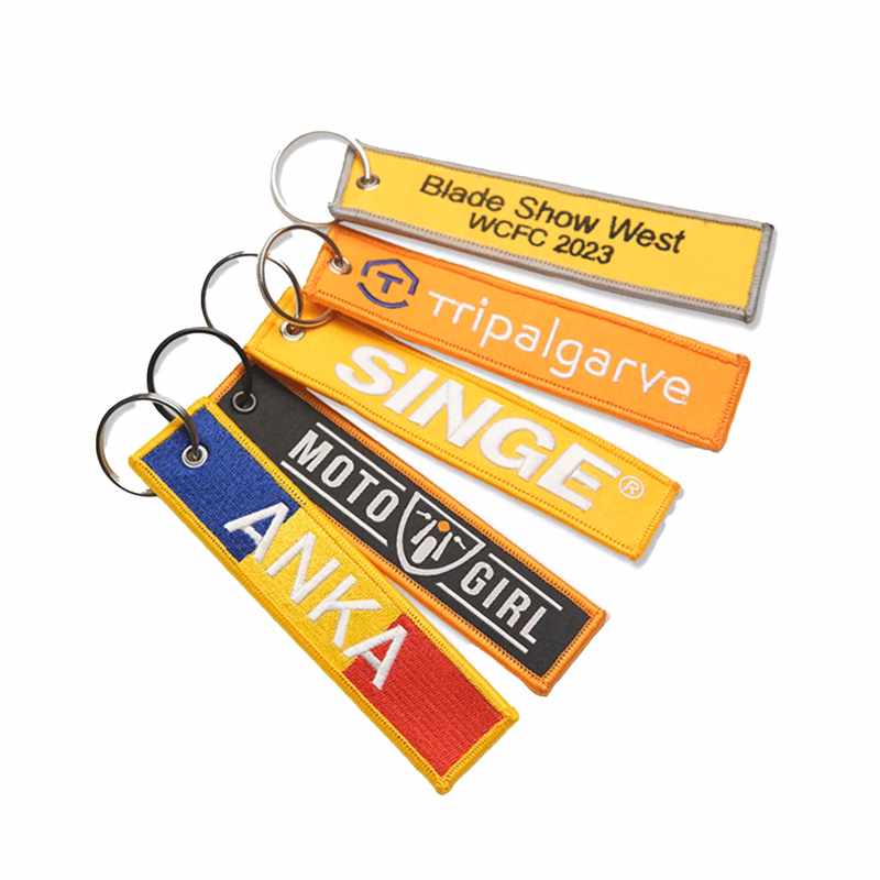 Customized Embroidered Keychain