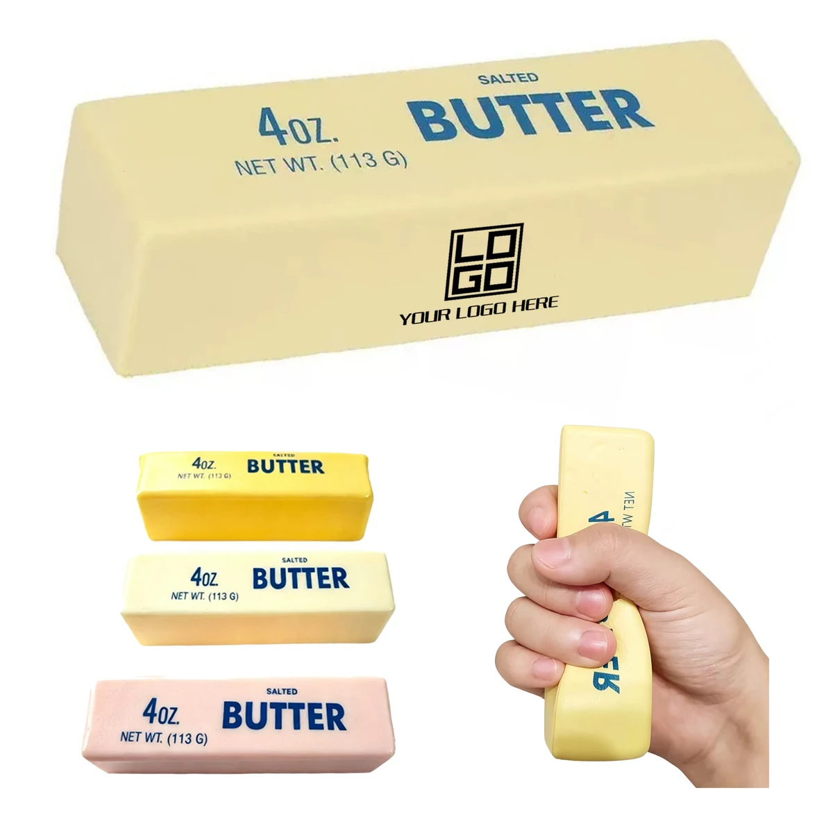Portable Butter-Scented PU Squeeze Toy for Anxiety Relief 1