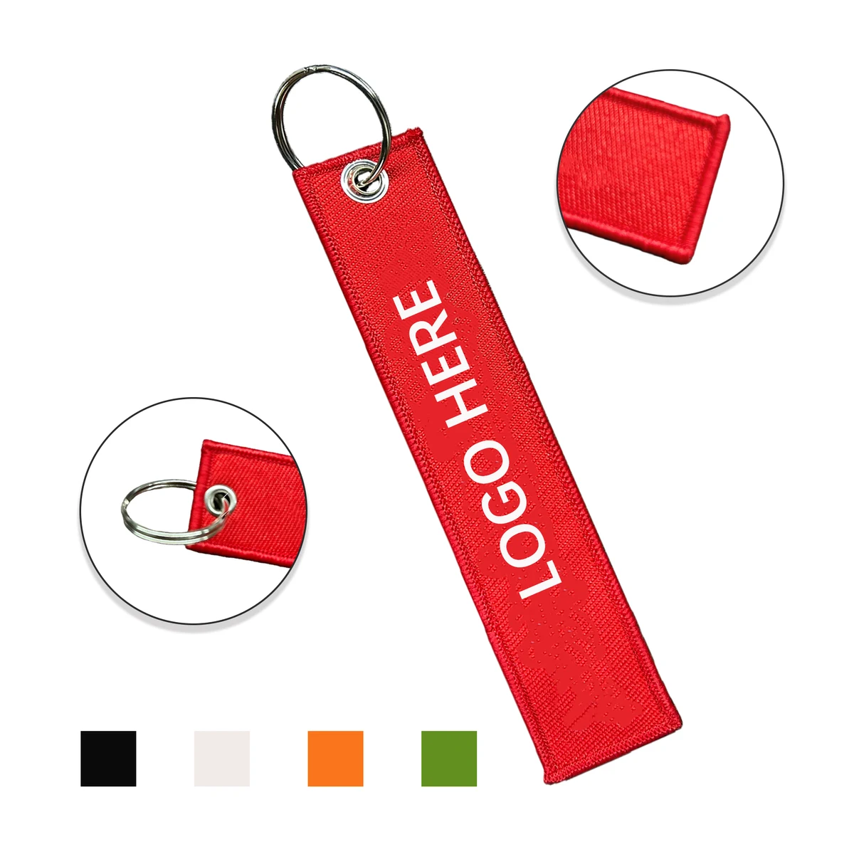 Embroidery Double Sided Keychain 1