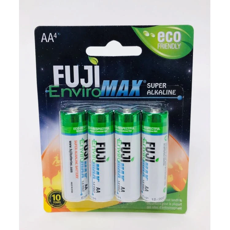 Fuji Enviromax Super Alkaline AA Batteries - 4 Pack 1