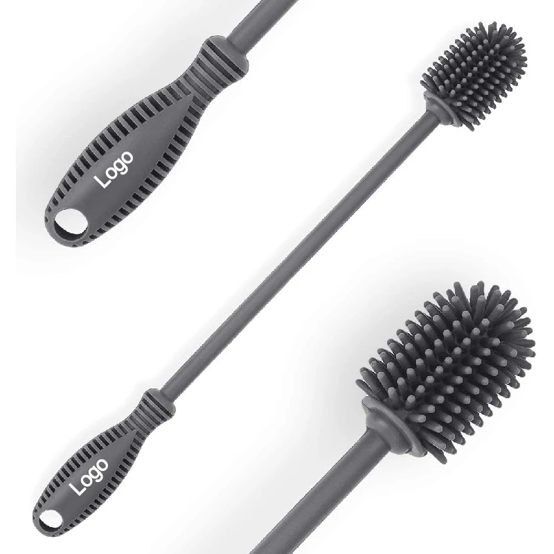 12'' Silicone Bottle Cleaning Brush with Long Handle 1