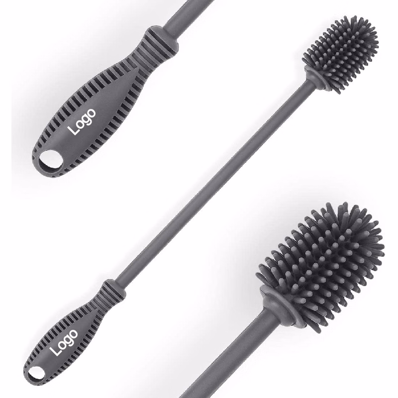 12'' Silicone Bottle Cleaning Brush with Long Handle